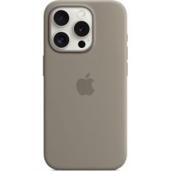     Apple iPhone 15 Pro Silicone Case with MagSafe Clay (MT1E3ZM/A) -  3