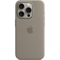     Apple iPhone 15 Pro Silicone Case with MagSafe Clay (MT1E3ZM/A)