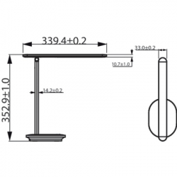   Philips LED Reading Desk lamp Ivory  (929003194707) -  2