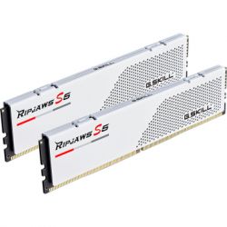  '  ' DDR5 32GB (2x16GB) 5200 MHz Ripjaws S5 White G.Skill (F5-5200J3636C16GX2-RS5W) -  2