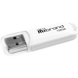 USB   Mibrand 128GB Marten White USB 3.2 (MI3.2/MA128P10W)