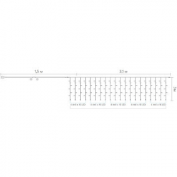 ó Delux Curtain  320LED 33  / IP20 (90017998) -  4