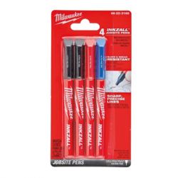   Milwaukee Fine Tip INKZALL , , , , 4 (48223165) -  3