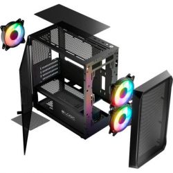  Logic concept PORTOS MESH+GLASS ARGB fans 3x120mm BLACK (AM-PORTOS-10-0000000-0002) -  11