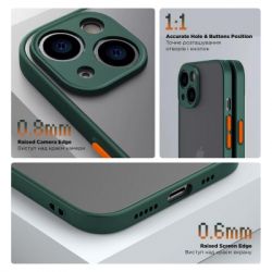     Armorstandart Frosted Matte Samsung M34 5G (M346) Dark Green (ARM69711) -  3