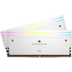  '  ' DDR5 32GB (2x16GB) 6000 MHz Dominator Titanium RGB White Corsair (CMP32GX5M2B6000C30W) -  3