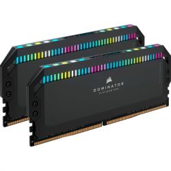  '  ' DDR5 32GB (2x16GB) 6400 MHz Dominator Platinum RGB Black Corsair (CMT32GX5M2B6400C32) -  2
