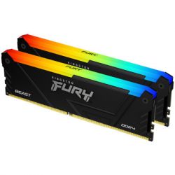  '  ' DDR4 32GB (2x16GB) 3733 MHz Beast Black RGB Kingston Fury (ex.HyperX) (KF437C19BB12AK2/32) -  4