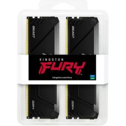  '  ' DDR4 32GB (2x16GB) 3733 MHz Beast Black RGB Kingston Fury (ex.HyperX) (KF437C19BB12AK2/32) -  7