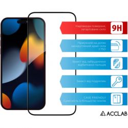   ACCLAB Full Glue Apple iPhone 15 Pro (1283126575389) -  3