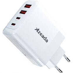   Proda AZEADA Seagulls AZ-19 GaN5 65W USB-A (QC4.0) USB-C (PD3.0) white (AZ-19-WH)