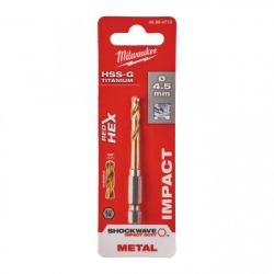  Milwaukee   RedHEX HSS-G TiN, 4,5  (48894710) -  3