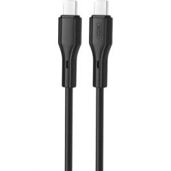   USB-C to USB-C 1.0m NB-Q231B 60W Black XO (NB-Q231B-BK)