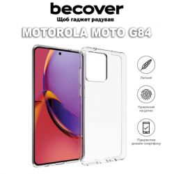     BeCover Motorola Moto G84Transparancy (710299) -  4