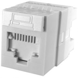  Keystone RJ45 UTP . 6, DG+, white Molex (KSJ-00018-02) -  1