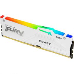    DDR5 16GB 5200 MHz FURY Beast White RGB Kingston Fury (ex.HyperX) (KF552C40BWA-16) -  2