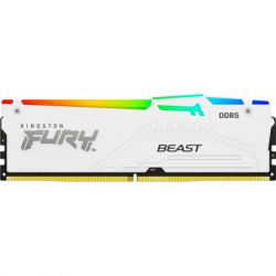     DDR5 16GB 5200 MHz FURY Beast White RGB Kingston Fury (ex.HyperX) (KF552C40BWA-16) -  1