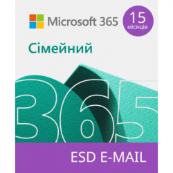   Microsoft 365 Family 32/64 AllLngSub PKLic 15  Online CEE  (6GQ-01404-ESD)