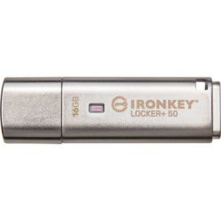 USB   Kingston 16GB IronKey Locker Plus 50 AES Encrypted USB 3.2 (IKLP50/16GB) -  3