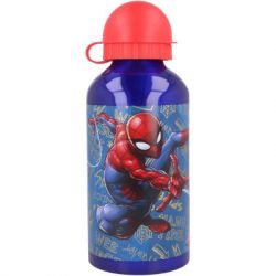 - Stor Marvel - Spiderman Graffiti, Aluminium Bottle 500 ml (Stor-37939) -  1