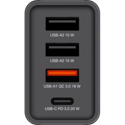   Verbatim USB 30W PD3.0 4-ports black (49700) -  3