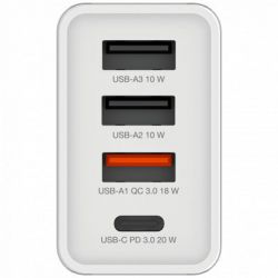   Verbatim USB 30W PD3.0 4-ports white (49701) -  3