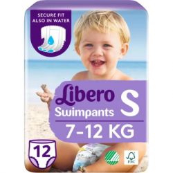 ϳ Libero Swimpants Small 7-12  12  (7322541981659)