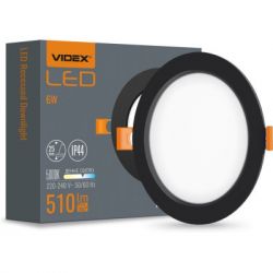  Videx 6W 5000K Black (VL-DLBR-065B) -  3