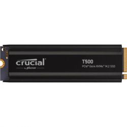 SSD  Micron T500 2TB M.2 2280 Heatsink (CT2000T500SSD5) -  2