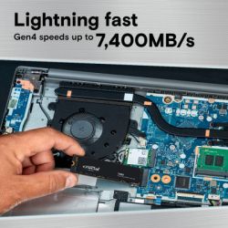  SSD M.2 2280 2TB T500 Micron (CT2000T500SSD8) -  2