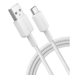   USB 2.0 AM to Type-C 0.9m 322 White Anker (A81H5H21/A81H5G21) -  3