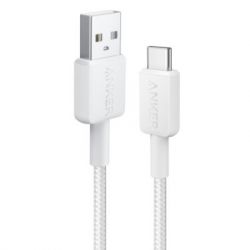   USB 2.0 AM to Type-C 0.9m 322 White Anker (A81H5H21/A81H5G21)