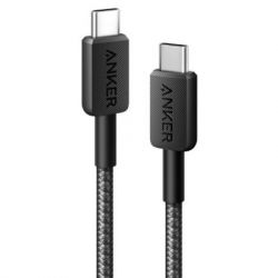   USB-C to USB-C 0.9m 322 Black Anker (A81F5G11)