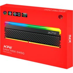     DDR4 32GB (2x16GB) 3600 MHz XPG Spectrix D45G RGB Black ADATA (AX4U360016G18I-DCBKD45G) -  5