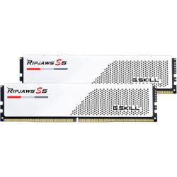     DDR5 32GB (2x16GB) 5600 MHz Ripjaws S5 Matte White G.Skill (F5-5600J3036D16GX2-RS5W) -  3