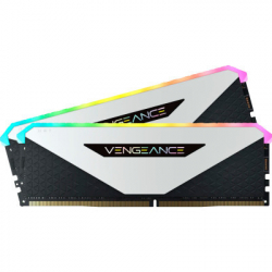     DDR4 32GB (2x16GB) 3600 MHz Vengeance RGB RT White Corsair (CMN32GX4M2Z3600C18W) -  5