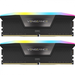     DDR5 32GB (2x16GB) 5600 MHz Vengeance RGB Black Corsair (CMH32GX5M2B5600Z40)