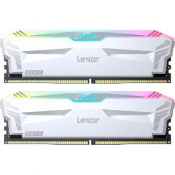  '  ' DDR5 32GB (2x(16GB) 6400 MHz Ares RGB White Lexar (LD5EU016G-R6400GDWA)