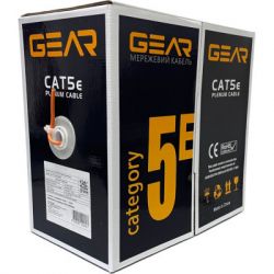   GEAR UTP 305, cat.5e, CCA, 4*2*0,51, LSZH, indoor (GEC-UTPLCCA051305) -  2