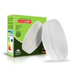  Eurolamp LED GX53 8W 3000K (LED-GX53-0830(N))