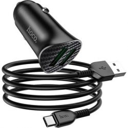   HOCO Z39 2xUSB Black (6931474735089) -  2