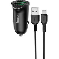   HOCO Z39 2xUSB Black (6931474735089)