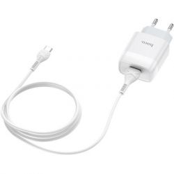   HOCO C72A Glorious single port charger set(Type-C) White (6931474713018) -  3