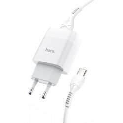   HOCO C72A Glorious single port charger set(Type-C) White (6931474713018) -  4