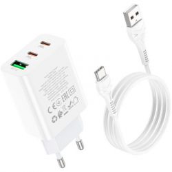   HOCO C99A charger set (Type-C) White (6931474767585) -  6
