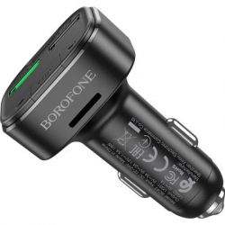 FM  BOROFONE BC43 Flash 2 x USB Black (BC43B) -  3