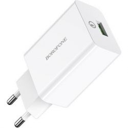   BOROFONE BA21A Long journey single port QC3.0 charger set (Type-C) White (BA21ACW) -  4