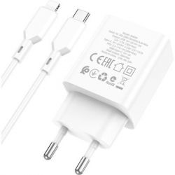   BOROFONE BA69A charger set (C to iP) White (BA69ACLW) -  5