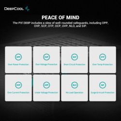   Deepcool 1300W PX1300P (R-PXD00P-FC0B-EU) -  12