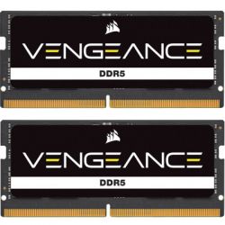     SoDIMM DDR5 16GB (2x8GB) 4800 MHz Vengeance Corsair (CMSX16GX5M2A4800C40)